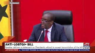 AntiLGBTQ Bill Parliament suspends approval of new ministers deputies amid row over bill [upl. by Illak]