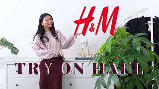 HampM NOVEMBER TRY ON HAUL OUTFIT IDEAS [upl. by Aliekat524]