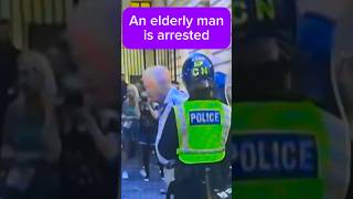 Even the elderly were arrested at Downing Street today [upl. by Abagael]