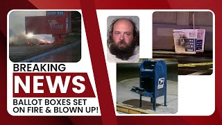 Ballot Boxes Are Being Set On Fire across The US [upl. by Euqinom947]