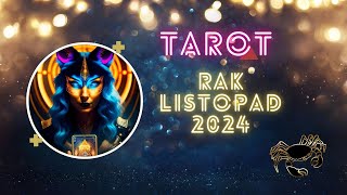 TAROT DLA RAKA HOROSKOP RAK  listopad 2024  rozliczenia i rozstrzygnięcia tarot [upl. by Tristas]