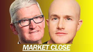 APPLE Q1 2024 EARNINGS  COINBASE SQUARE DRAFTKINGS  MARKET CLOSE [upl. by Perkoff421]