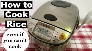 How to Cook Rice Perfectly  Zojirushi Rice Cooker Review [upl. by Warthman]