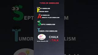 TYPES OF EMBOLISM [upl. by Ahsinev]