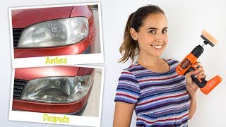 Pon tu coche a punto  Cómo pulir los faros del coche DIY  Hazlo tú mismo [upl. by Aneres]