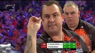 Huybrechts v Richardson  Round 1  2018 World Darts Championship [upl. by Aniuqal]