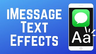 How to Use Text Effects in iMessage on iPhone New Feature [upl. by Blaseio]