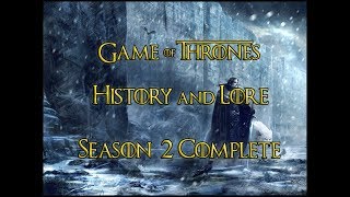 Game of Thrones  Histories and Lore  Season 2 Complete  ENG and TR Subtitles [upl. by Anelam72]