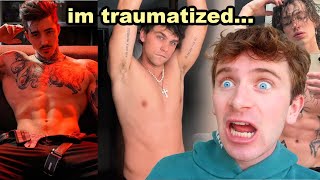 REACTING TO TIKTOK THIRST TRAPS ✨PT 4✨ [upl. by Ylek]