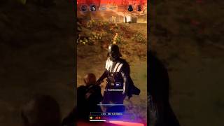 Anakin Skywalker kills Darth Vader shorts battlefront2 starwars starwarbattlefront2 darthvader [upl. by Amlev]