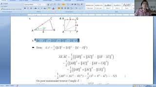 1ère spé produit scalaire 17p251 Formules du produit scalaire dans 4 cas [upl. by Rahm28]