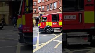 quotMobilise Mobilisequot Fire and Ambulance Cars responding in London london lfb fire bluelights [upl. by Lister502]