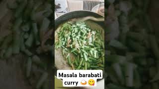 food cooking Simple Masala barabati Curry 🍛🍛 😋 [upl. by Arbe]