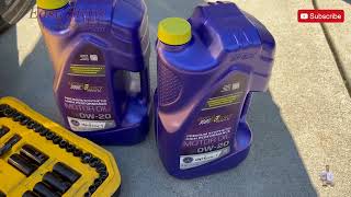 20152020 Cadillac Escalade Oil Change With Synthetic Royal Purple Oil  Oil Life Reset on Cadillac [upl. by Anirret]