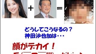 神田沙也加 顔 大きすぎる！顔が変化して行ってるけど整形かしら？ [upl. by Noakes]