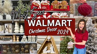 WOW Walmart Christmas Decor 2024 – Must See Finds  Christmas Shop with Me [upl. by Osrick]