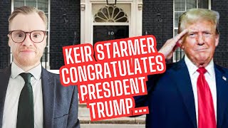 Keir Starmer congratulates President Trump [upl. by Ahmed]