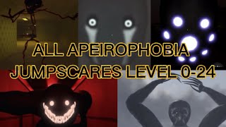 ALL APEIROPHOBIA JUMPSCARES LEVEL 024 backrooms horror [upl. by Ereynihc195]