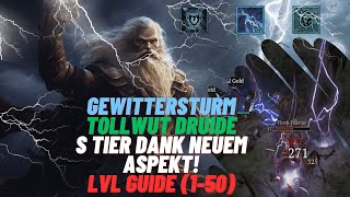 Gewittersturm Tollwut Druide  BESTER LEVELING BUILD  Diablo 4 Guide Season 3  Deutsch [upl. by Dowzall]