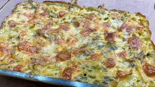 PASTA PATATE SPINACI E SCAMORZA AL FORNO [upl. by Drobman]