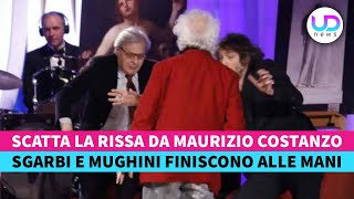 Scatta la Rissa al Maurizio Costanzo Show Vittorio Sgarbi e Giampiero Mughini Alle Mani [upl. by Lainad968]