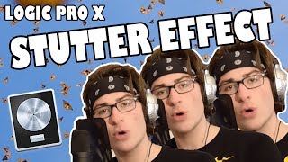 Logic Pro X STUTTER EFFECT Tutorial EASY [upl. by Adnolor]