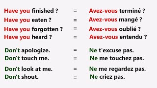 Phrases simples pour apprendre langlais facilement ✪✪easy sentences to learn french 🌿 [upl. by Atnauq108]