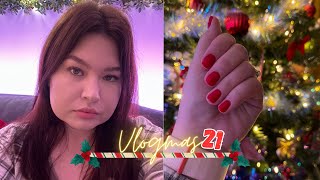 VLOGMAS 21 🎅🏻 Am un anunt  Haul alimentar de Craciun  Unghii noi [upl. by Charleton116]