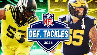 MIDSEASON Defensive Tackle Rankings  2025 NFL Draft [upl. by Fine]