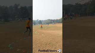 Finishing drillfootball drillsYouTube shortsviral football shotsfootballers [upl. by Ttenaej]