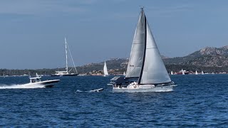 Wow Beautiful Place…Underway Passing La Maddalena TrafficSardinia Island Italy… [upl. by Yvad891]