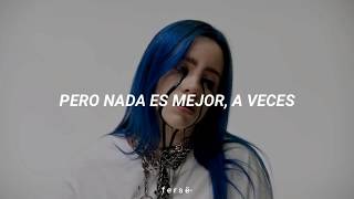 billie eilish  when the partys over  español  vídeo [upl. by Anaigroeg]