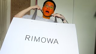 I Bought A Rimowa Suitcase checkin L hybrid [upl. by Nylhtak]