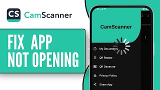 How To Fix And Solve CamScanner App Not Opening Final Solution [upl. by Acillegna189]