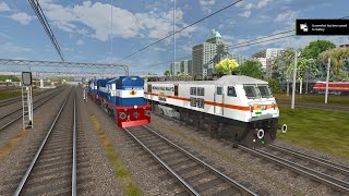 Loco Change 22960 Jamnagar Intercity I MSTS Open Rails I jsh gaming [upl. by Flanagan136]