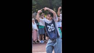 NewBeatHinLOVE  Kick It  Busking Cover  Taeyang Fancam  240811 [upl. by Ettore]