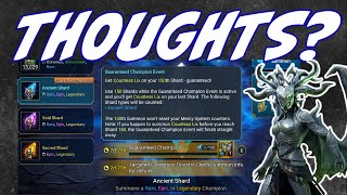 150 shards for a GUARANTEED legendary Raid shadow legends Countess lix event [upl. by Ramedlaw]