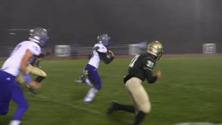 Michael Liberti Sayreville War Memorial HS TD Run vs Brick Memorial 093016 [upl. by Nalyac]