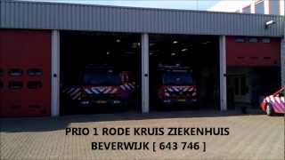 Brandweer Beverwijk rukt uit naar het Rode Kruis Ziekenhuis [upl. by Infeld]