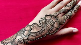 mehandi design shaadi Mein lagana sikhen ful Mehandi Aasan Mehandi Dulhan Mehandi [upl. by Yrojram]