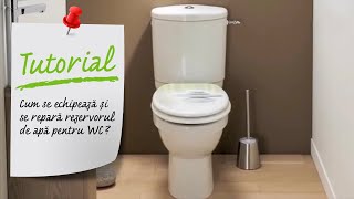 Cum se echipează și se repară rezervorul de apă pentru WC Tutorial Video Leroy Merlin [upl. by Eseuqcaj]