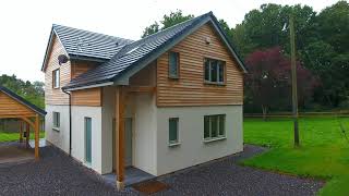 Modern Timber Frame Flat Pack Home  Chapel Row Bucklebury [upl. by Zulaledairam]