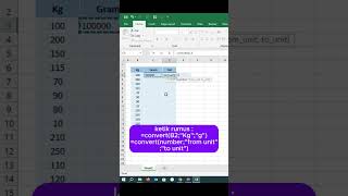 Cara membuat tabel konversi di Excel exceltips convert [upl. by Aurelia]