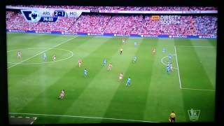 Gol Alexis vs Man City 21 parcial 2014 [upl. by Lyndes]