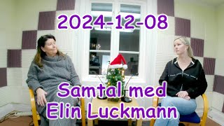 Klippan TV 2024 12 08 Samtal med Elin [upl. by Macey]