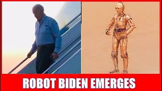 The Hidin’ Biden Robot arrived at Camp David  NO PUBLIC APPEARANCES scheduled for the next week 😮 [upl. by Felipe]