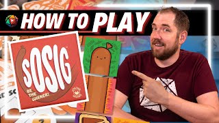 How to Play SOSIG  Fast Interactive Family Friendly  Board Game Tutorial [upl. by Euqinemod]