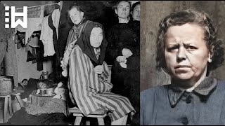 Sadistic Nazi guard Gertrud Sauer amp her crimes at Bergen Belsen concentration camp during WW2 [upl. by Haiasi]