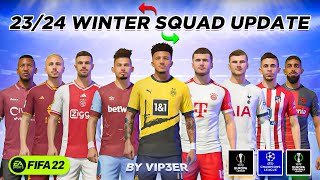 2324 Squad Update For FIFA 22 New Transfers  New Players  Winter Squad Update [upl. by Brownson]