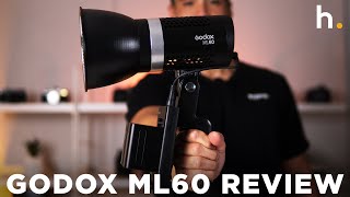 Godox ML60 Continuous LED Video Light  Unboxing amp Review [upl. by Stretch]